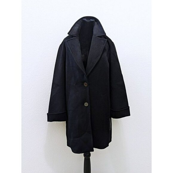 Tahari Women’s Sandra Single Breasted Topper Peacoat Size M (MSRP $340) - Picture 3 of 6